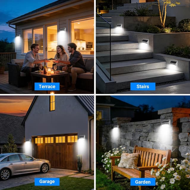 Thumbnail 5 de Peasur Solarlampen 168 LED 180° für außen