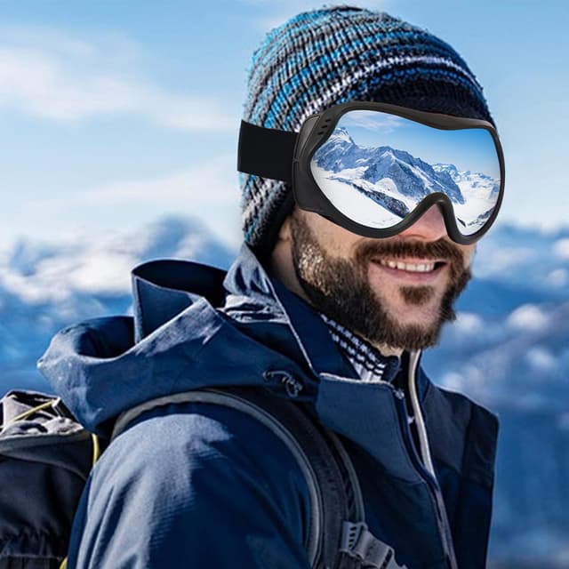 Thumbnail 6 de SPEEDEVE Occhiali da sci maschera da snowboard OTG con protezione UV antiappannamento