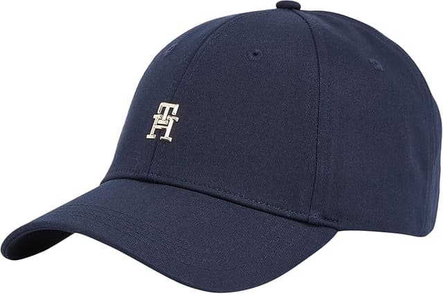 Detalle de Tommy Hilfiger Gorra Mujer Elevated Chic 💙 Algodón Talla Única