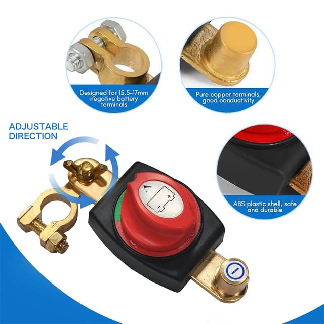 Thumbnail 3 de Batteriehauptschalter 180° 12–48V 275A