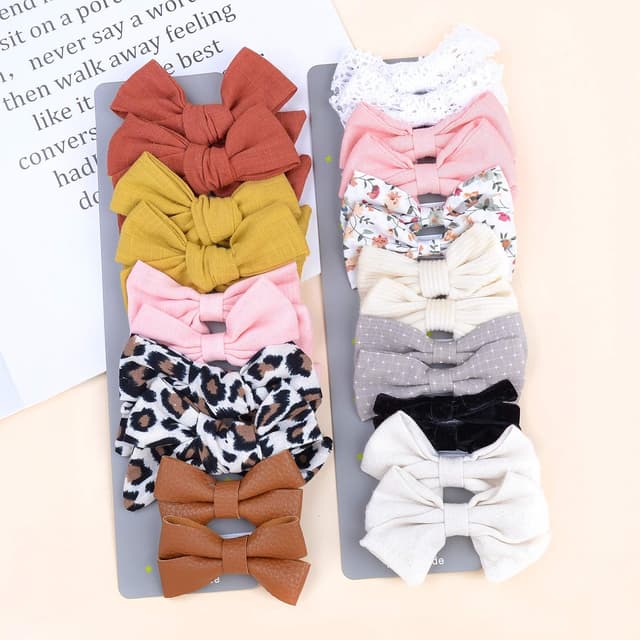 Detalle 2 de choicbaby 24 Stück Haarspangen 3 Zoll