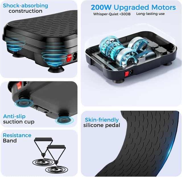 Thumbnail 5 de Vibration Plate Exercise Machine 450 lbs