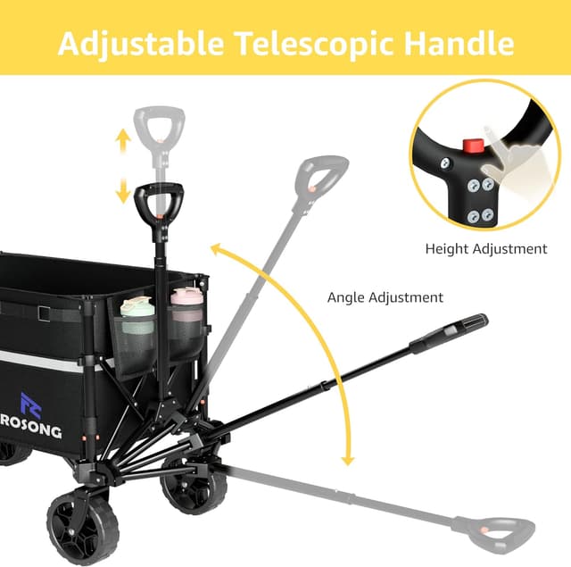 Thumbnail 4 de ROSONG Collapsible Wagon 120L đź›’