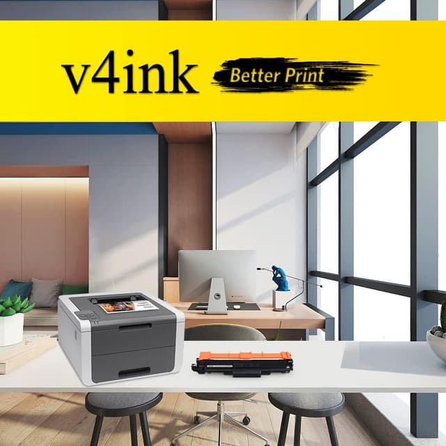 Thumbnail 6 de v4ink 1 Pack Noir Toners compatibles Brother TN241/TN245 pour imprimantes HL & MFC