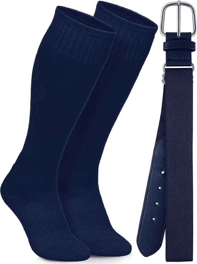 Detalle de Baseball sock and belt combo set