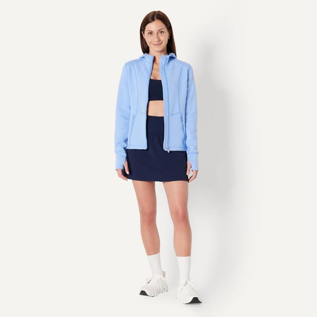 Detalle 1 de Amazon Essentials Active Women’s Fitted Zip Hoodie Jacket (Workout Sweat Zip Jacket)