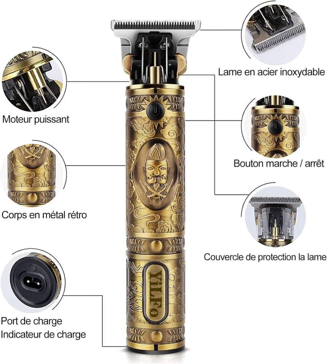 Thumbnail 3 de YiLFo Máquina de Pelo Profesional ⚡ Cortapelos Recargable Hombre