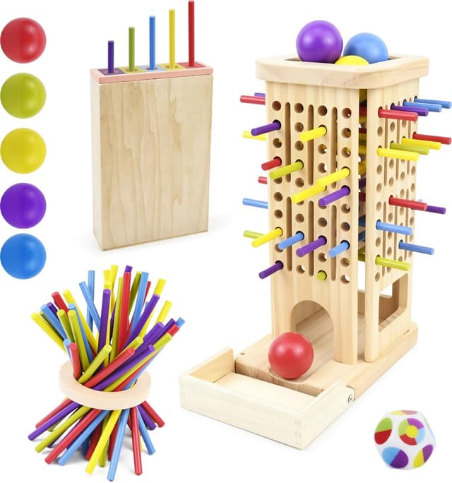 Detalle de Montessori Holz Spielbrettspiel 3-5 Jahre
