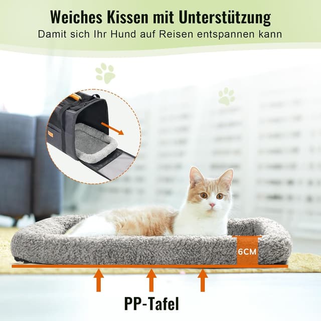 Thumbnail 4 de Morpilot Katzentransportbox für große Katzen 7 kg
