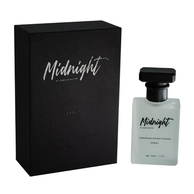 Detalle de RawChemistry Midnight Pheromone Infused Cologne for Men (Alcohol-Free, Oil-Based)