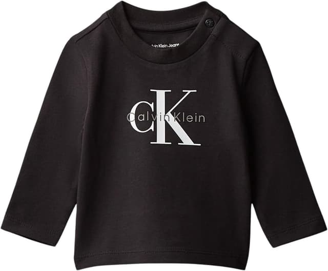 Detalle 1 de Calvin Klein T-shirt L/S mixte : un basique sobre pour un quotidien facile
