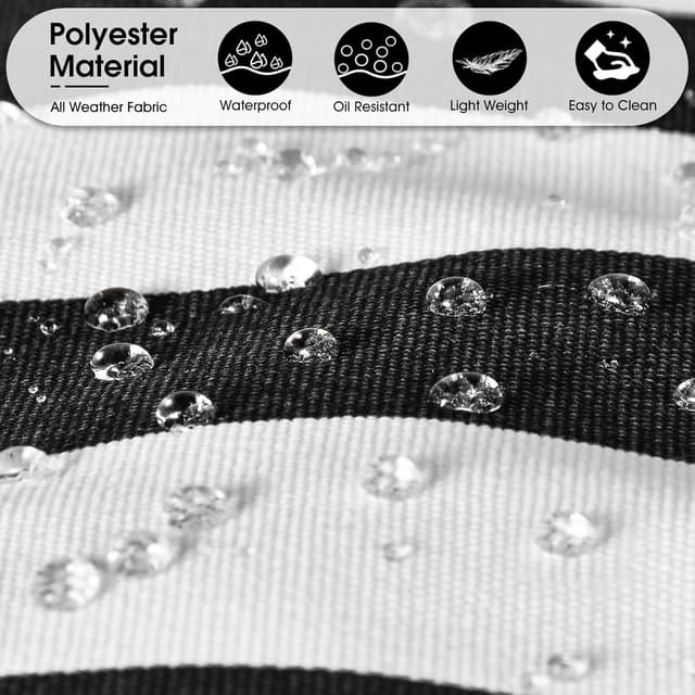 Detalle de oscaurt Strandtasche Tote Bag mit Reißverschluss – große wasserdichte Shopper für Bad, Reise & Alltag