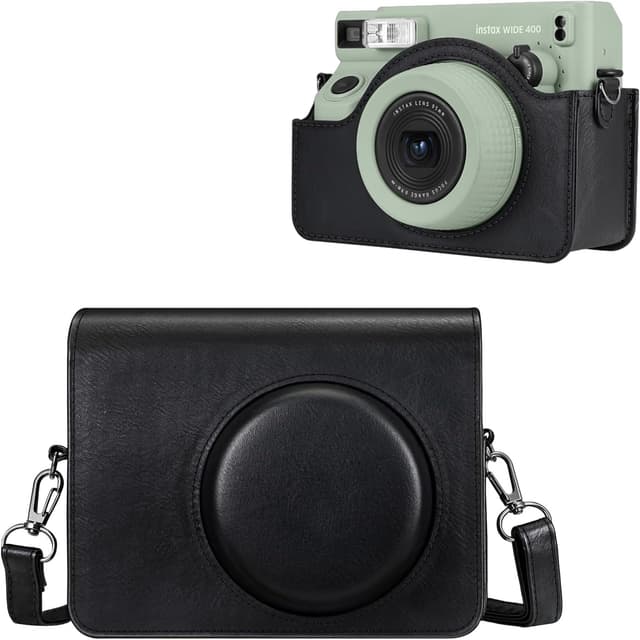 Detalle de FINTIE Tasche für Fujifilm instax Wide 400 – Schutz-Hülle mit abnehmbarem Schulterriemen