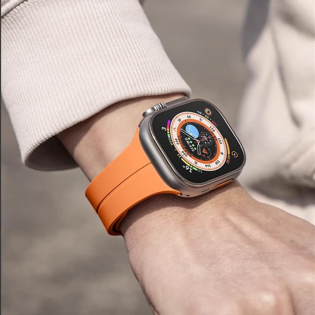 Detalle de Silicone Apple Watch strap 41mm