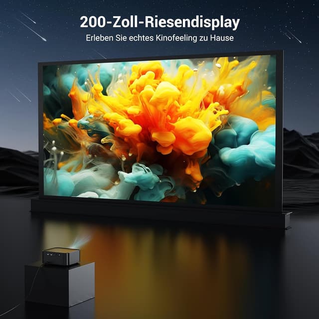 Thumbnail 6 de HAPPRUN 4K Smart Beamer mit 1000 ANSI‑Lumen