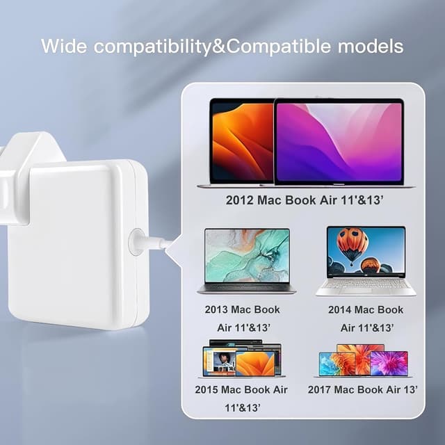 Thumbnail 6 de bokilino 45W T-Tip Charger for MacBook Air 13-inch