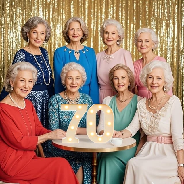 Detalle 2 de LED Zahlenlampe 50 mit warm/kaltweiß