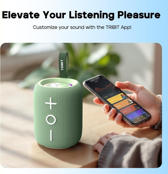 Detalle 2 de Tribit StormBox Mini+ 12W 360° speaker