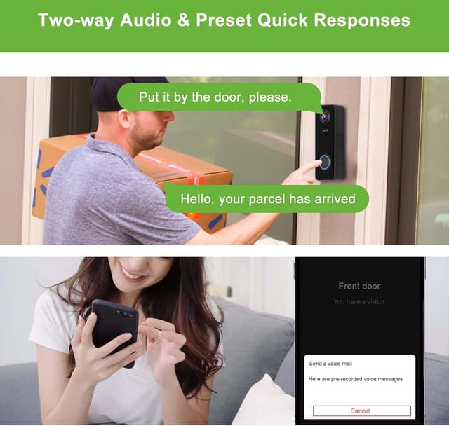 Thumbnail 4 de Wireless Video Doorbell Camera 2K HD