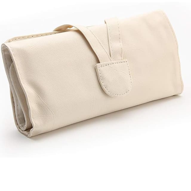 Thumbnail 5 de Nestling 18-teiliger Make-up-Pinsel-Set mit Roll-Up PU-Ledertasche und Holzgriffen