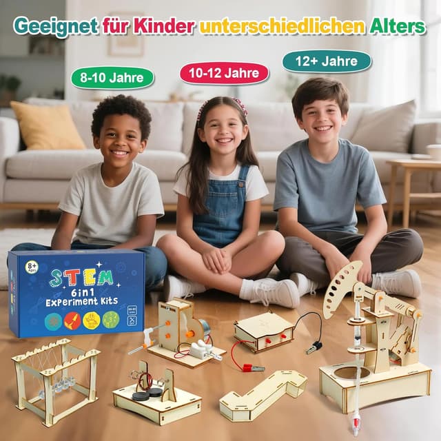 Thumbnail 5 de Experimente Elektro Baukasten für Kinder 6‑in‑1