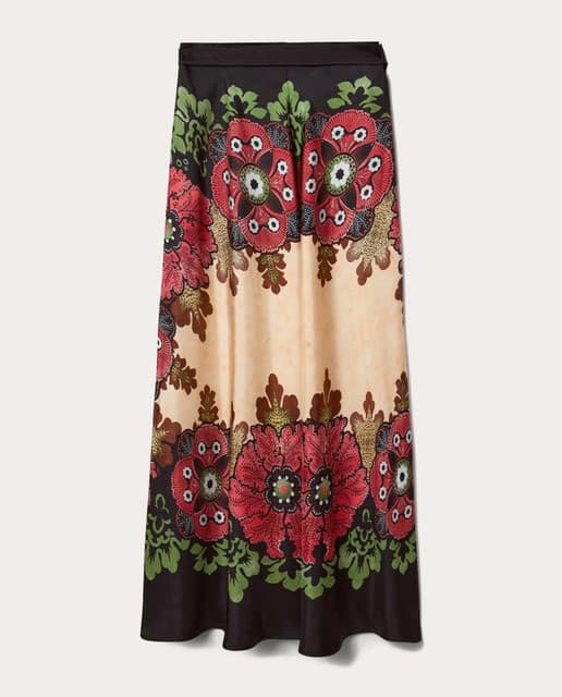 Thumbnail 1 de La Double J Falda midi de seda