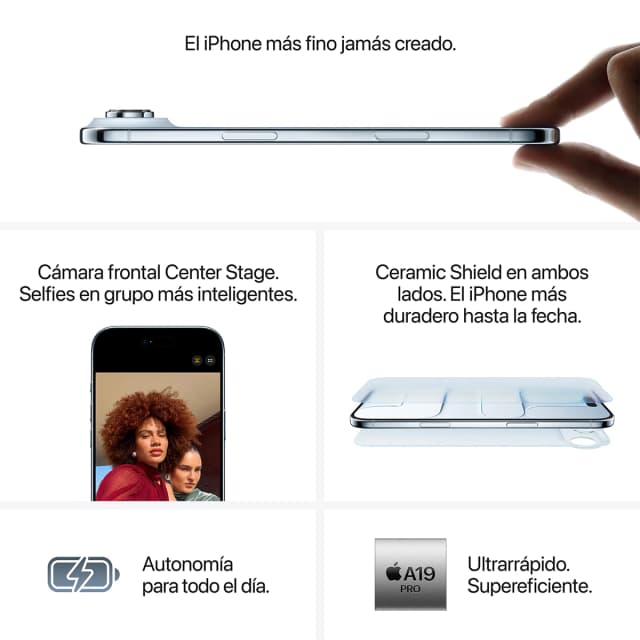 Thumbnail 5 de Apple iPhone Air 256GB Azul cielo