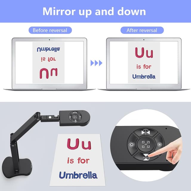 Thumbnail 4 de THUSTAND 8MP Visualiser document camera