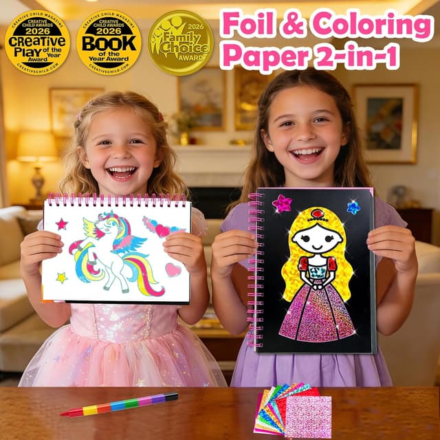 Detalle 2 de FUNNYB&G Foil Art Bastelset 16 🎨