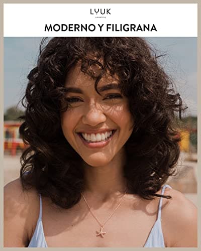 Detalle 2 de LUUK LIFESTYLE collar plata de ley estrella de mar