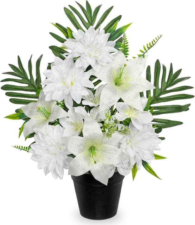 Detalle de Oairse Artificial Cemetery Flowers 48cm