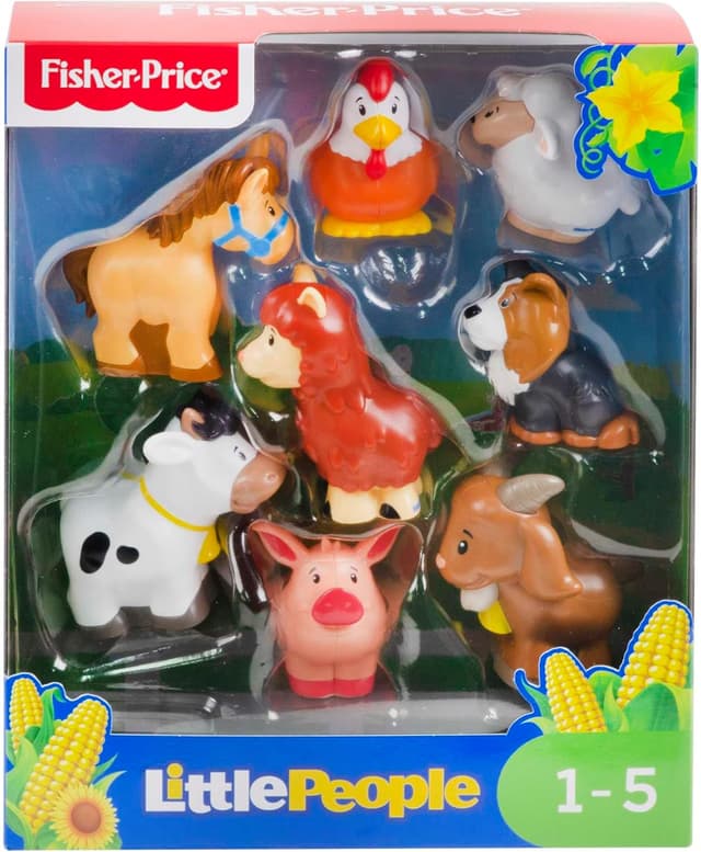 Thumbnail 4 de Fisher-Price Little People Farm Friends 8-Piece