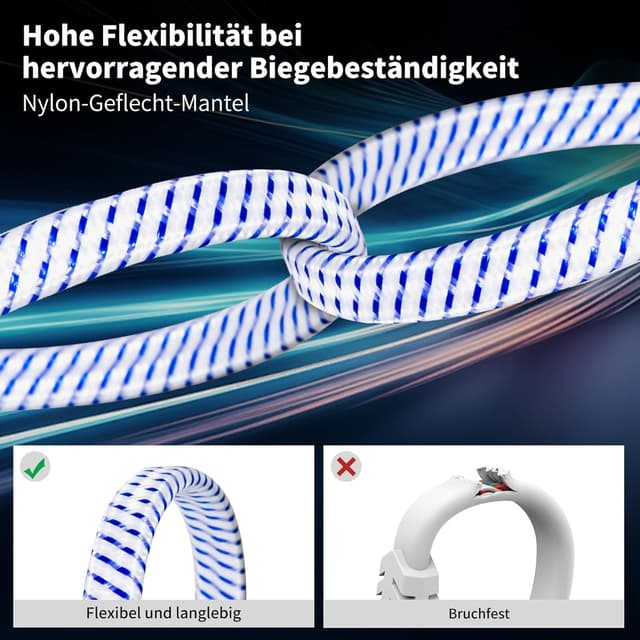 Thumbnail 6 de HUO JI Cat 8 LAN Kabel 15 m 40 Gbit/s