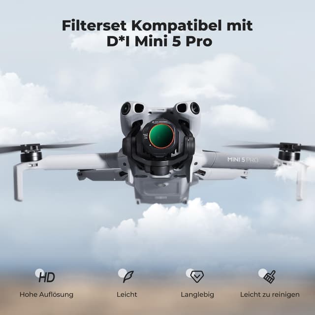 Detalle 2 de K&F CONCEPT Mini 5 Pro ND/PL Filter‑Set 6 Stück