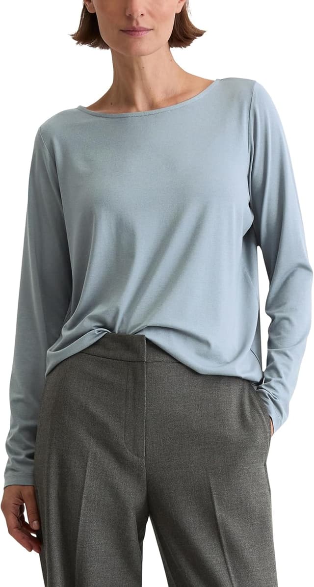 Detalle de Marc O'Polo T-Shirt für Damen 1er Pack