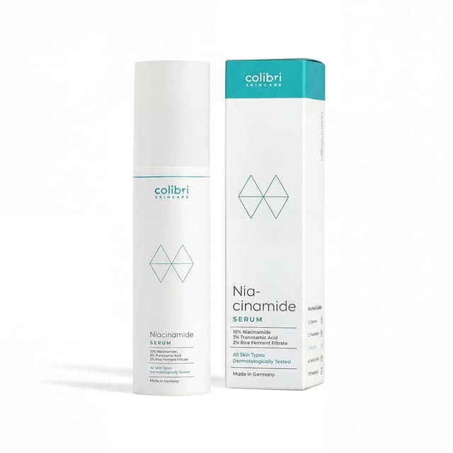 Detalle de colibri skincare 10% Niacinamide Serum (50 ml) gegen unreine Haut und für sichtbar beruhigteres Hautbild