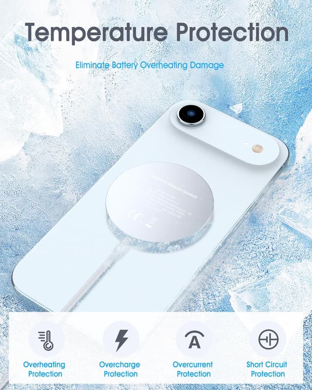 Detalle 2 de WRVVR Mag-Safe Charger 15W