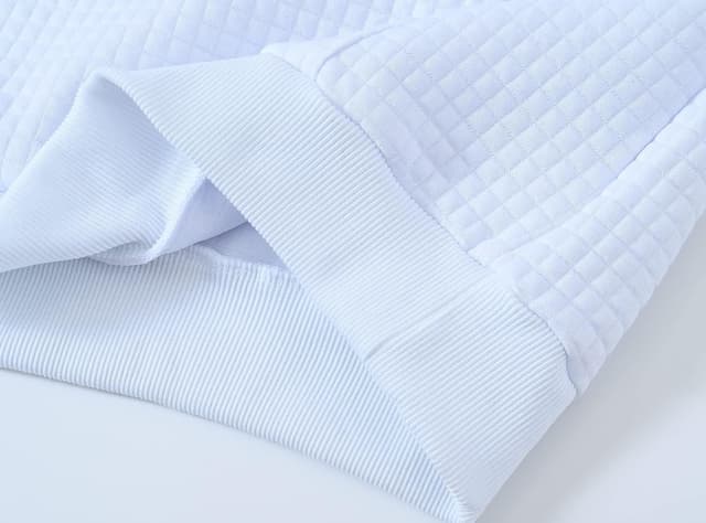 Thumbnail 6 de YuKaiChen men’s pullover hoodie with plaid jacquard patchwork, drawstring hood and pockets