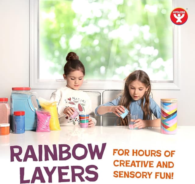 Thumbnail 5 de Hygloss Colored Sand 25 lb Valentine craft sand 🎨