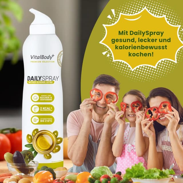 Thumbnail 6 de VitalBody+ DailySpray 2 kcal Ölspray 🫒