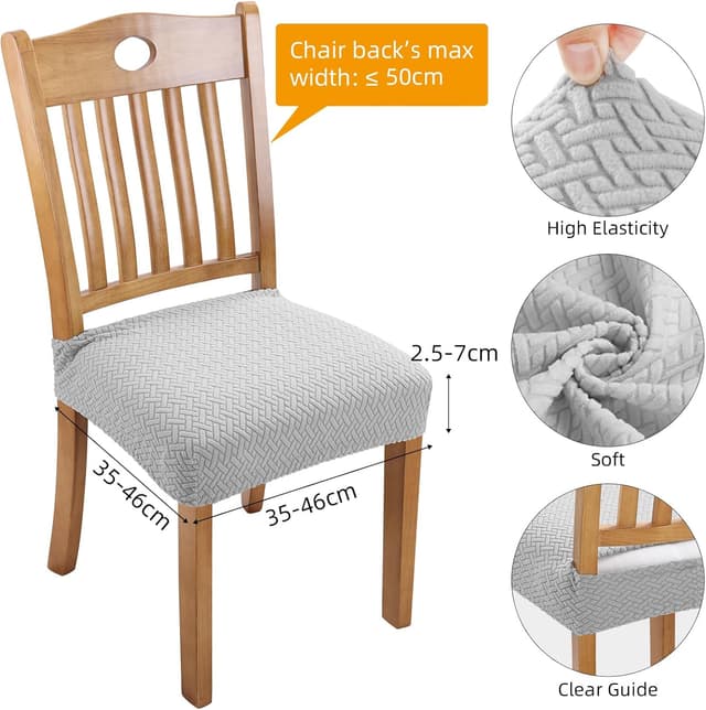 Thumbnail 2 de Fuloon Fundas para Sillas Pack 6 Impermeables