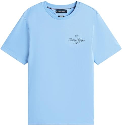 Detalle 2 de Tommy Hilfiger Outline Script tee M camiseta azul