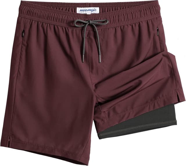 Detalle 2 de MaaMgic 2-in-1-Badehose 7 Zoll für Herren