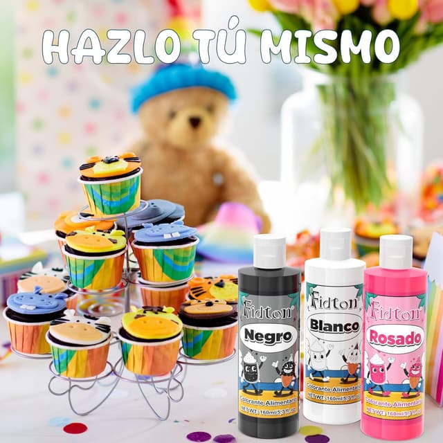 Thumbnail 5 de Colorante Alimentario Macarrone 160ml - Blanco Concentrado 🎨