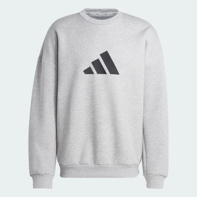 Detalle 2 de Sudadera Adidas Future Icons con logotipo de las 3 bandas en gris