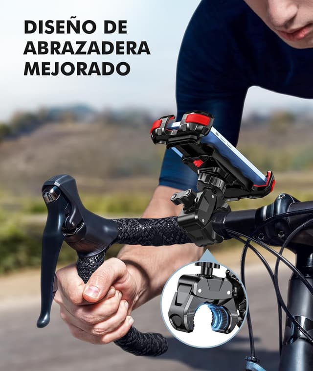 Detalle 2 de Babacom Soporte móvil 360° para bicicleta
