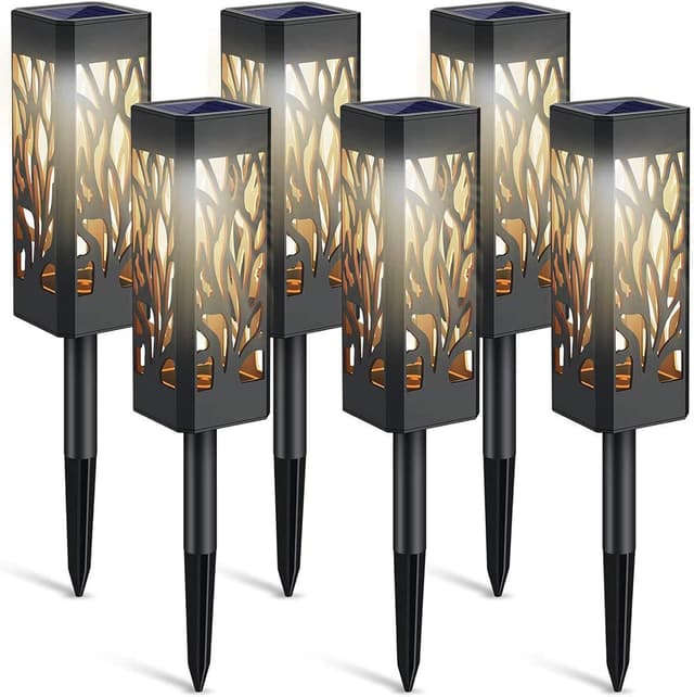 Detalle de WdtPro Solar Lights Outdoor Garden 6 Pack