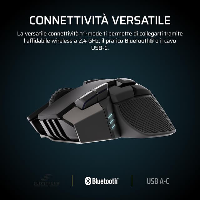 Thumbnail 4 de Corsair IRONCLAW WIRELESS SE Mouse Da Gioco