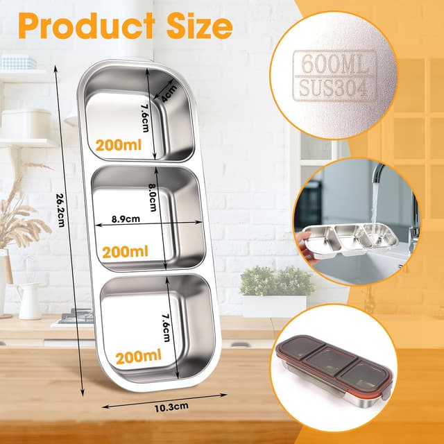 Detalle 2 de Edelstahl Snackbox Musiwanna 600 ml