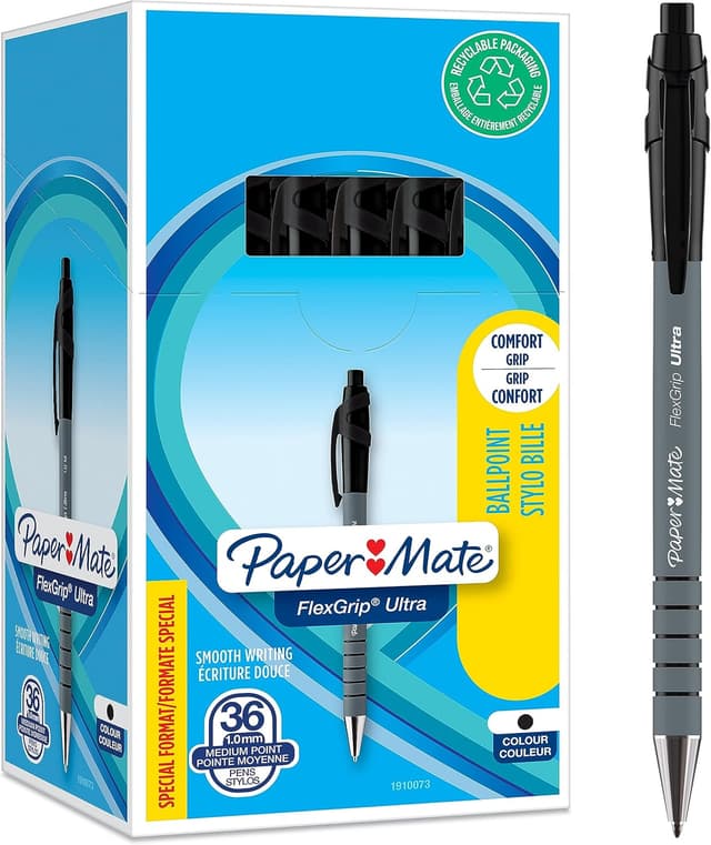 Detalle de Paper Mate Flexgrip Ultra bolígrafo retráctil 1,0 mm
